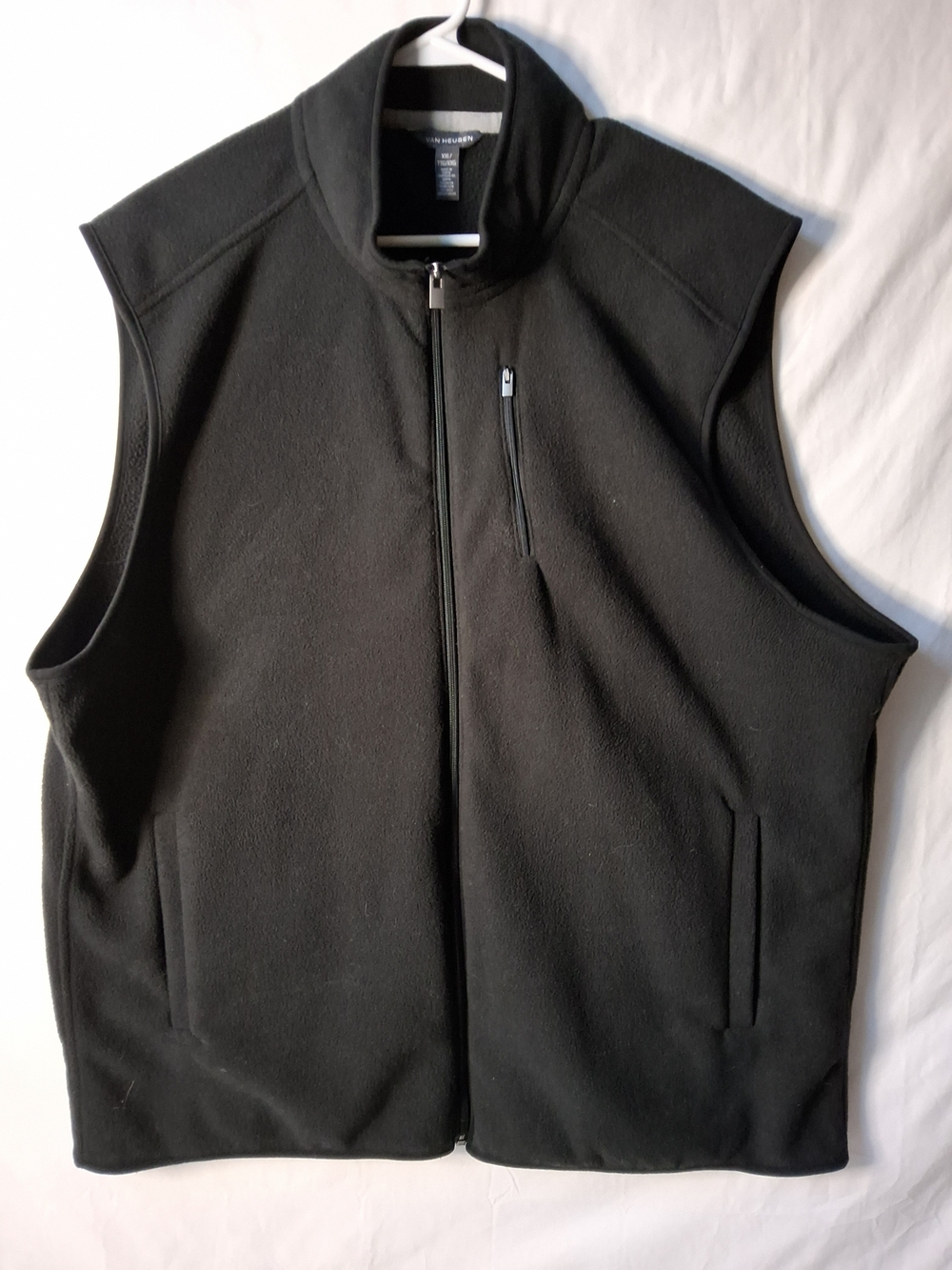Van Heusen Black‎ Men's Fleece Vest